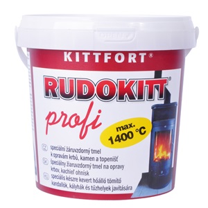 Kittfort Rudokitt hőálló tömítő 1,8 kg
