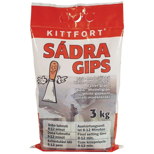 Kittfort modellgipsz fehér 3 kg