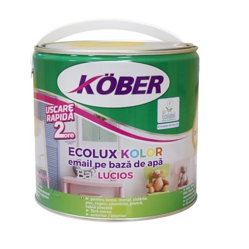 Köber vizes zománcfesték 2,5 L szürke  (V82810L)