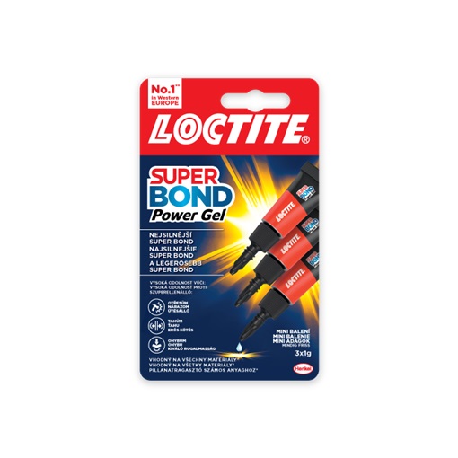 LOCTITE Super Attak/Bond Mini Trio Power FLEX Gél 3 x 1 gr