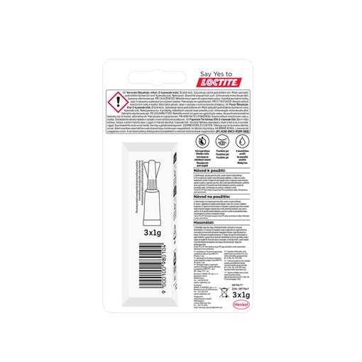 LOCTITE Super Attak/Bond Mini Trio Power FLEX Gél 3 x 1 gr/2977847