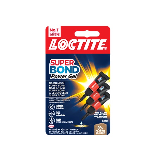 LOCTITE Super Attak/Bond Mini Trio Power FLEX Gél 3 x 1 gr/2977847