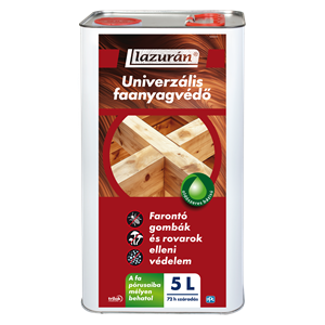 Lazurán univerzális faanyagvédőszer 5 L (oldószeres)