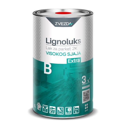Lignoluks Parketta lakk 2K magasfényű EXTRA B komp.  1,5 L KIFUTÓ