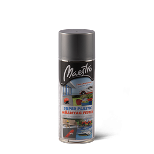 Maestro Super Plastic műanyagfesték ezüst aer. 400ml