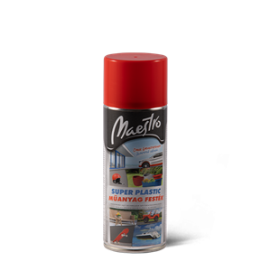 Maestro Super Plastic műanyagfesték piros aer. 400ml