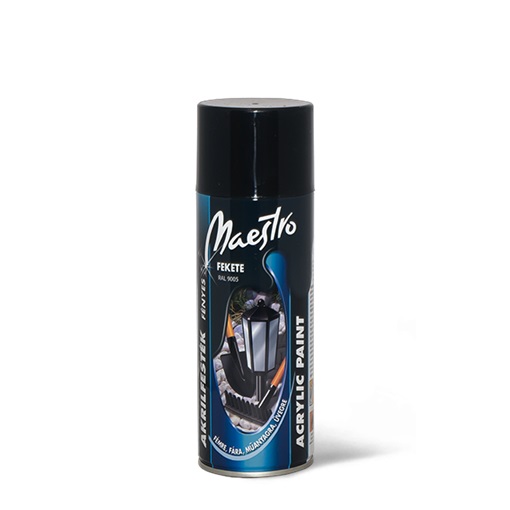 Maestro fekete RAL 9005 aer. 400ml