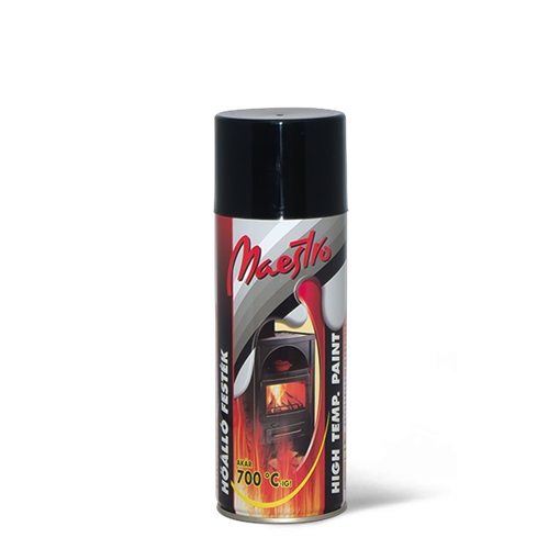Maestro hőálló fekete 9004 aer. 400ml