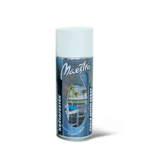 Maestro krétafesték fehér aer. 400ml KIFUTÓ