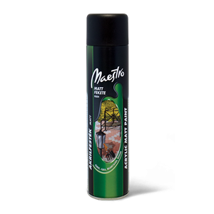 Maestro matt fekete 9004 aer. 600ml