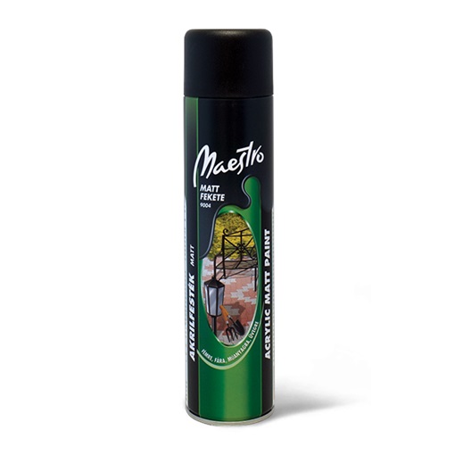 Maestro matt fekete 9004 aer. 600ml