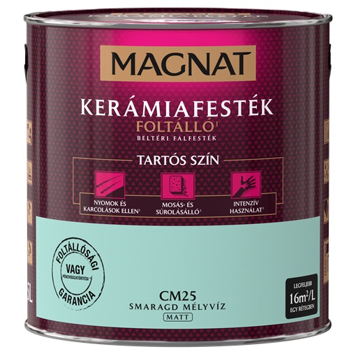 Magnat Kerámiafesték Smaragd mélyvíz CM25  2,5 L