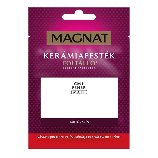Magnat Kerámiafesték TESZTER Fehér CM1 30ml