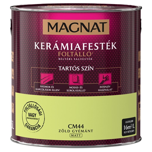 Magnat Kerámiafesték Zöld gyémánt CM44  2,5 L