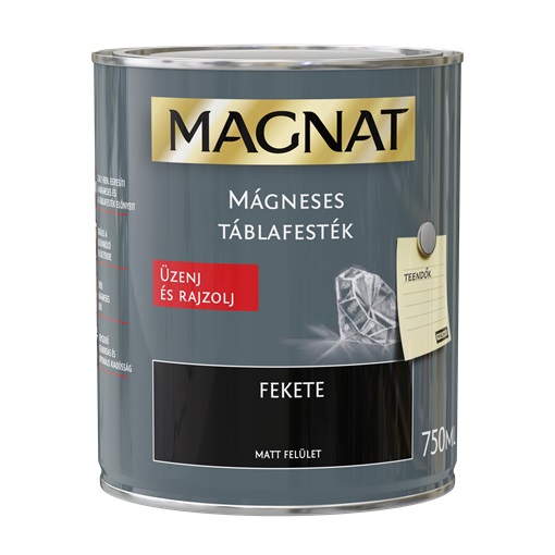 Magnat Mágneses Táblafesték Fekete 0,75 L KIFUTÓ