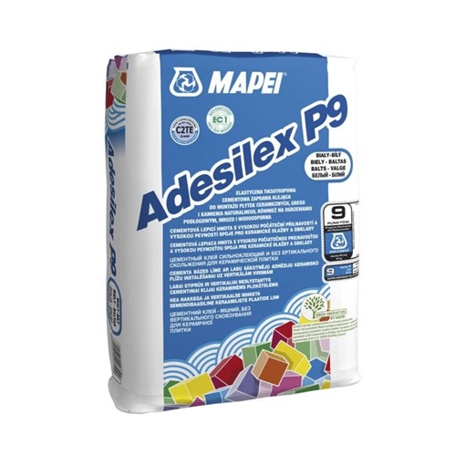 Mapei Adesilex P9 fehér 25kg (C2TE)