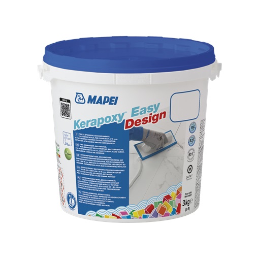 Mapei Kerapoxy Easy Design epoxy fugázó 119 londonszürke 3 kg