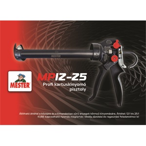 Mester MP12-25 Profi kartuskinyomó pisztoly