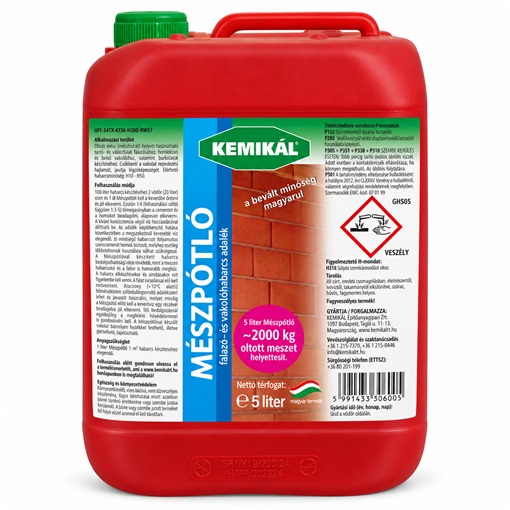 Mészpótló vakolóhabarcs adalék 5 L