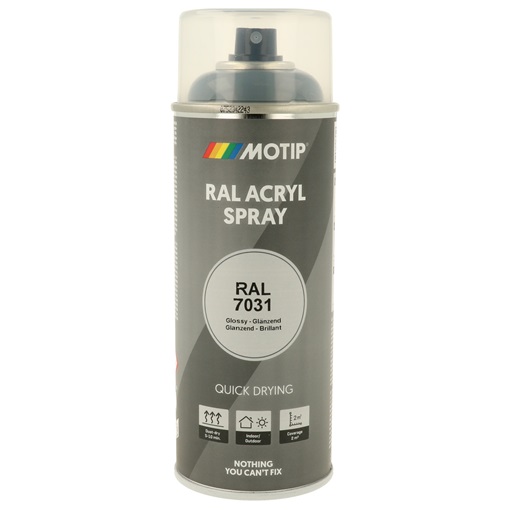 Motip 7022 Ipari jav. festék RAL7031 kékes szürke 400 ml