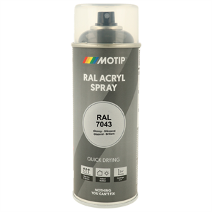 Motip 7027 Ipari jav. festék RAL7043 közlekedési szürke s. 400 ml