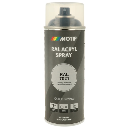 Motip 7149 Ipari jav. festék RAL7021 szürkésfehér 400 ml