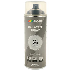 Motip 7158 Ipari jav. festék RAL9011 grafit fekete 400 ml