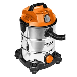 Neo 04-738 Ipari porszívó száraz/nedves 1400 W 30 L inox tartállyal