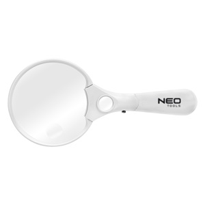 Neo 06-129 Kézi nagyító, 3 lencsével, 110mm