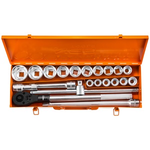 Neo 08-061 dugókulcskészlet 21db 3/4"
