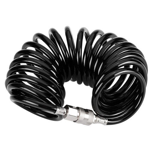 Neo 12-071-1 Pneumatikus spiráltömlő, 6.5x10mm, 10m, PU