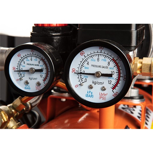 Neo 12K020 Olajmentes kompresszor 12 l, extra csendes működés, 79(61)dB