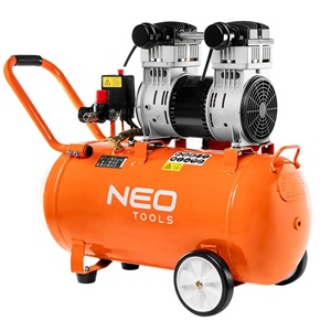 Neo 12K022 Olajmentes kompresszor 50 l, extra csendes működés, 79(61)dB