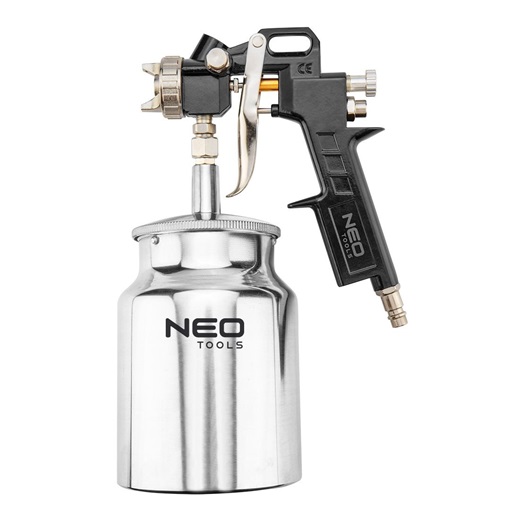 Neo 14-704 Pneumatikus festékszóró pisztoly, alsó tartály 1,0 l,  fúvóka 1,5 mm