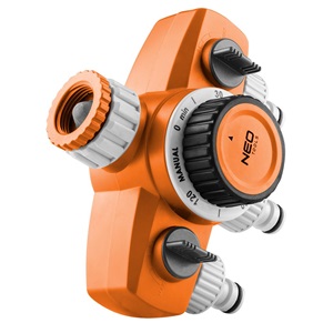 Neo 15-750 Mechanikus öntözőidőzítő óra, 3 utas, max.120perc