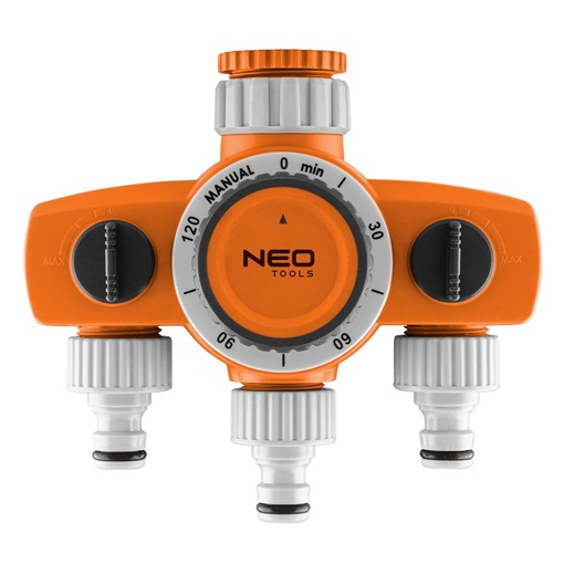 Neo 15-750 Mechanikus öntözőidőzítő óra, 3 utas, max.120perc