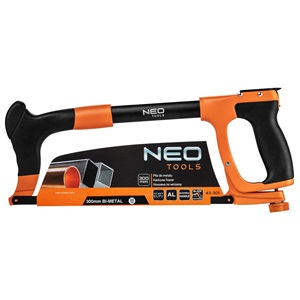 Neo 43-301 Fémfűrész 300 mm laptartóval, alumínium, kétkomponensű markolat