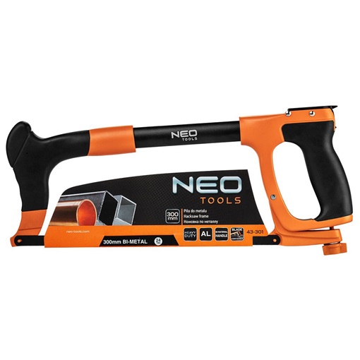 Neo 43-301 Fémfűrész 300 mm laptartóval, alumínium, kétkomponensű markolat