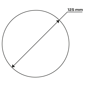 Neo 57-852 gyémánt csiszoló- és polírozókorong 125mm, K200