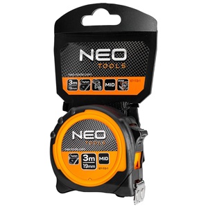 Neo 67-113-1 mérőszalag 3m/19mm acél, mágneses
