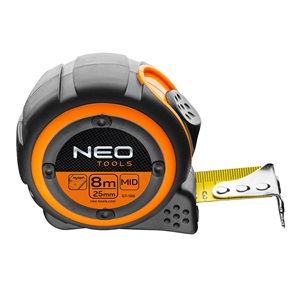 Neo 67-188 acél mérőszalag 8 m x 25mm, mágneses