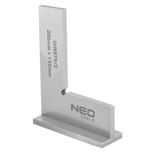 Neo 72-033 Talpas precíziós derékszög, DIN875/2, 200x130 mm