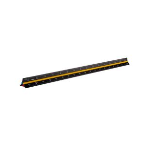 Neo 72-205 Műszaki vonalzó, 3 élű, 30cm, alumínium KIFUTÓ