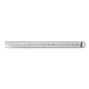 Neo 72-213 Acél vonalzó, rozsdamentes  30 cm