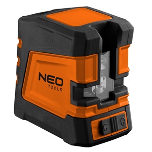 Neo 75-107 lézerkeresztes szintező, önbeálló, 15m, zöld lézer!, mágneses tartóval KIFUTÓ
