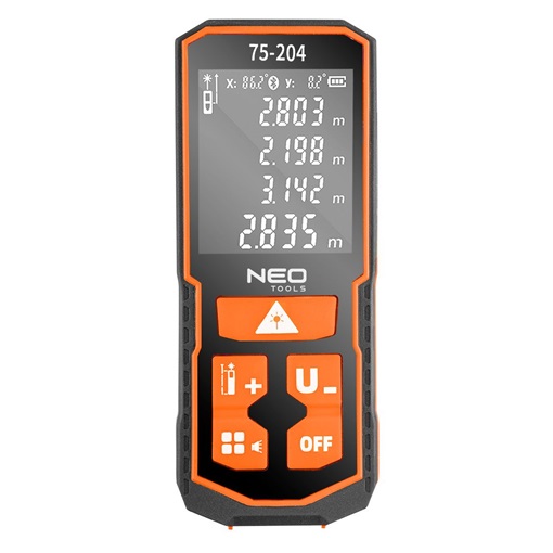 Neo 75-204 Lézeres távolságmérő, hatótáv 60 m, IP54
