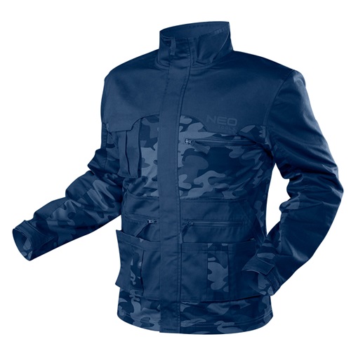 Neo 81-213-L Munkadzseki tengerészkék terepmintás, Camo, Navy, 60% pamut + 40% poliészter, L  KIFUTÓ