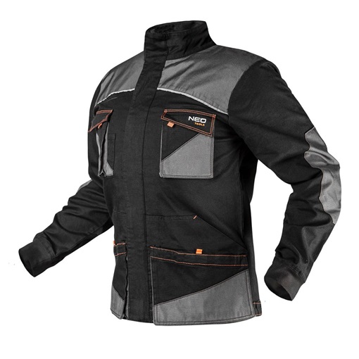 Neo 81-218-XXXL Munkadzseki karcsúsított(slim fit), 60% pamut, 37% polyester, 3% elastane, 285 g/m2, XXXL
