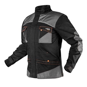 Neo 81-218-XXXL Munkadzseki karcsúsított(slim fit), 60% pamut, 37% polyester, 3% elastane, 285 g/m2, XXXL