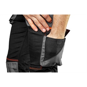 Neo 81-238-XS Munkanadrág karcsúsított(slim fit), 60% pamut, 37% polyester, 3% elastane, 285 g/m2, övvel, XS
